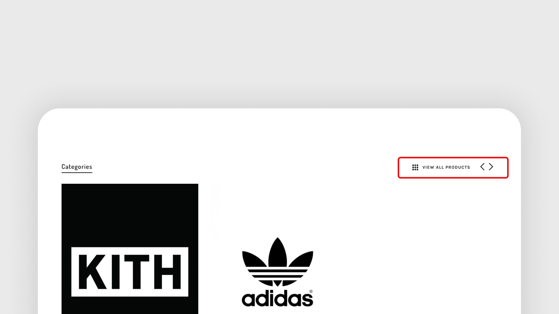 Sneaker Access shop interface before usability updates.